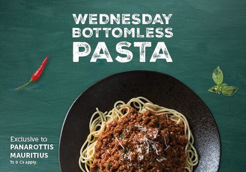 WEDNESDAY BOTTOMLESS PASTA