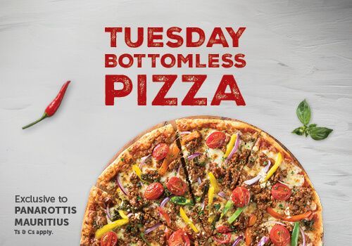 TUESDAY BOTTOMLESS PIZZA